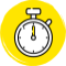 Durata della lezione - logo dell'orologio