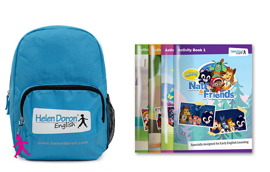 More Nat and Friends Course Books and Bag
