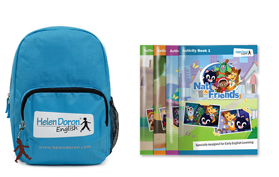 Nat and Friends Course Books and Bag