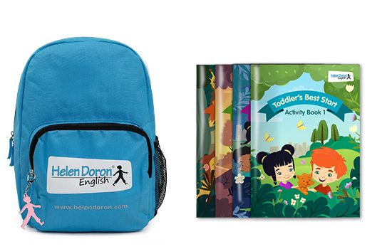 Libri e borsa del corso “Toddler’s Best Start”